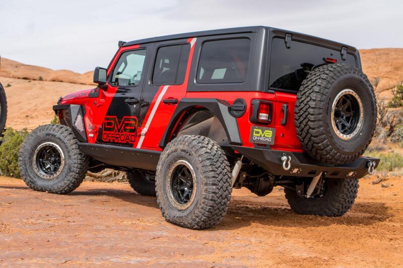 DV8 Offroad 2018+ Jeep Wrangler JL Rear Inner Fenders - Black - #INFEND-03RB