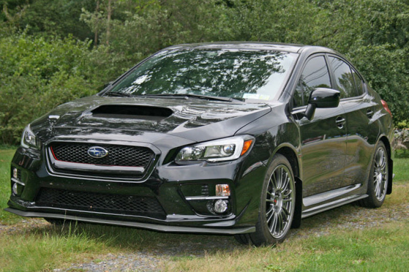 Rally Armor UR Mud Flaps - 2015-2021 Subaru WRX / WRX STI - White/Black Logo - #MF32-UR-WH/BLK