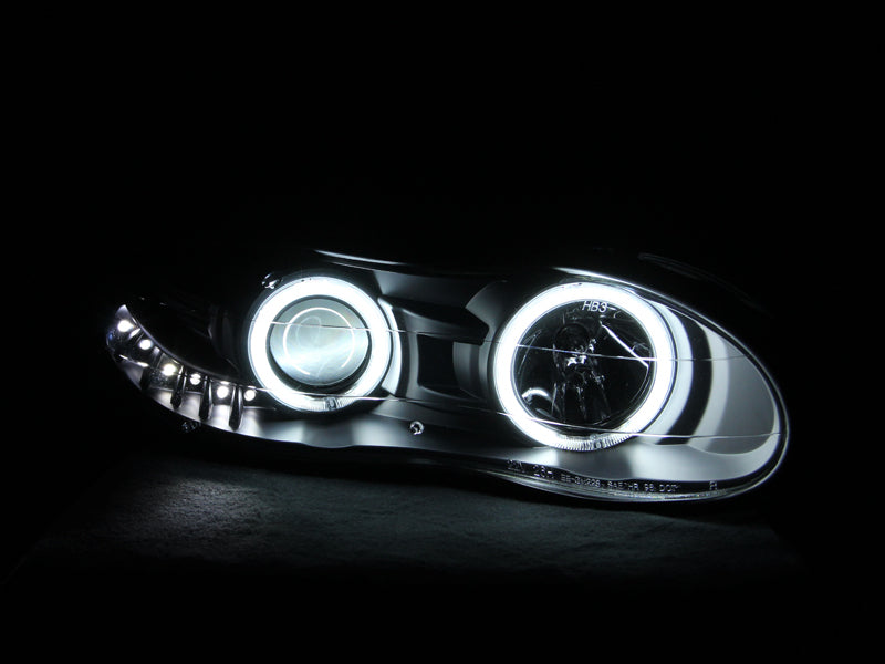 ANZO 1998-2002 Chevrolet Camaro LED Projector Headlights