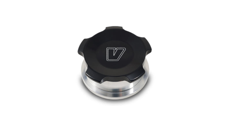 Vibrant 1.5in OD Aluminum Weld Bungs w/Black Anodized Threaded Cap