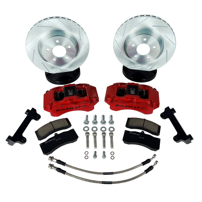 Baer Brakes 20-26 Jeep Gladiator 13.5in 6T Front SZ Brake Kit - Graphite Gray