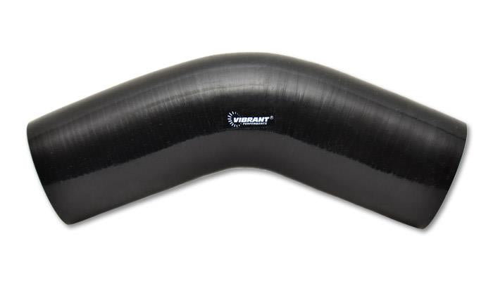 Vibrant 4 Ply Reinforced Silicone Elbow Connector - 2.25in I.D. - 45 deg. Elbow