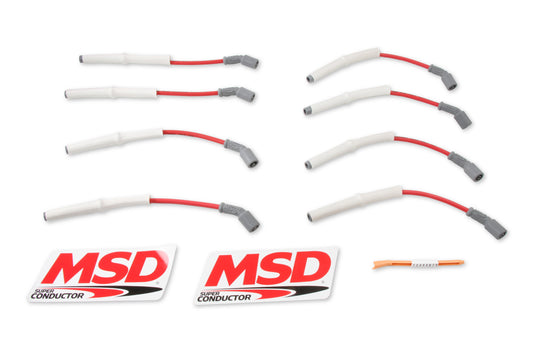 MSD 39849 Super Conductor Spark Plug Wire Set, GM 2001, Truck, 8.1L