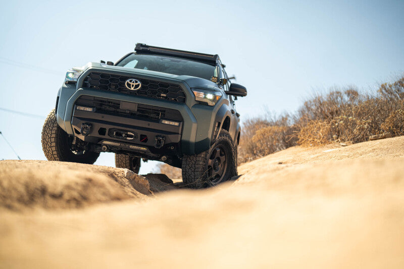DV8 Offroad 2025 Toyota 4Runner Front Bumper w/ Centric Winch - #FBTF3-03