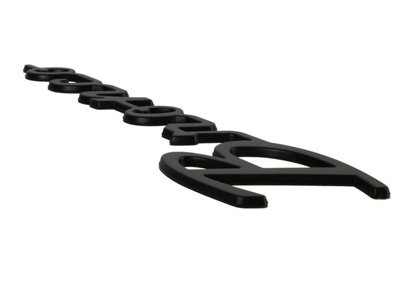 Ford Racing for 2021-2026 Bronco Classic Script Fender Badges - Matte Black (Pair)
