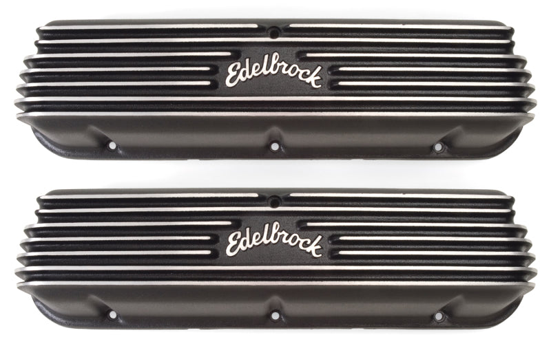 Edelbrock 41603 Valve Cover Classic Series Ford 1962-1995 221 351W V8 Black