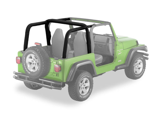 Bestop 97-02 Jeep Wrangler TJ Sport Bar Cover (Black Denim)