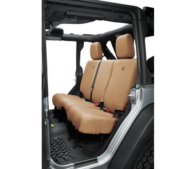 Bestop 13-18 Jeep Wrangler JK 4-Door Rear Seat Covers (Tan)