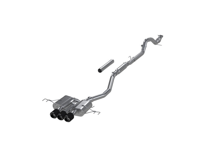 MBRP Civic Type R 3in Cat-Back Exhaust Triple Center Outlet with Carbon