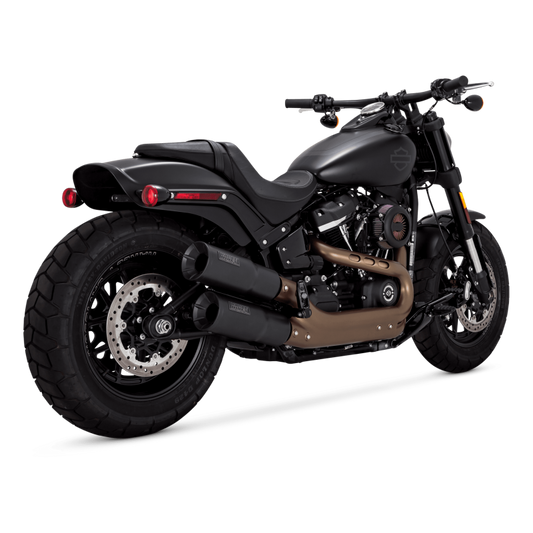 Vance & Hines 46547 Hi-Output Slip-Ons Black for 2018-2024 Harley-Davidson Softail