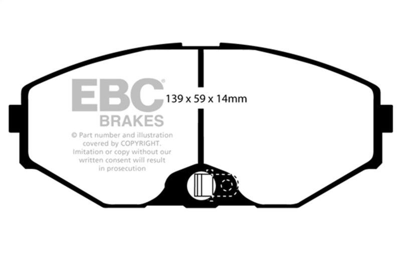 EBC 93-97 Infiniti J30 3.0 Redstuff Front Brake Pads DP31471C