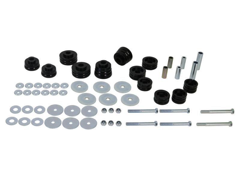 Whiteline W93445 Body Mount Bushing Set for 1998-2011 Ford Ranger, 1998-2009 Mazda B4000, 1998-2007 Mazda B3000 and More