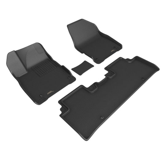 3D MAXpider Kagu Front & Rear Floor Mats for 2022 Kia EV6