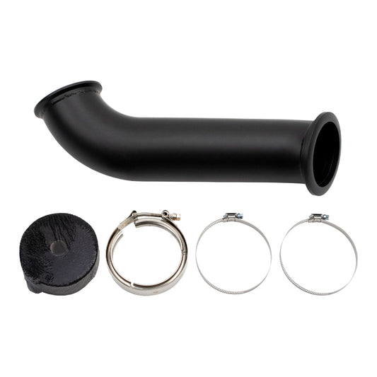 Wehrli Custom Fabrication WCF100262 4in Down Pipe with High Mount S400 Turbo & 2nd Gen Manifold for Dodge Ram Cummins