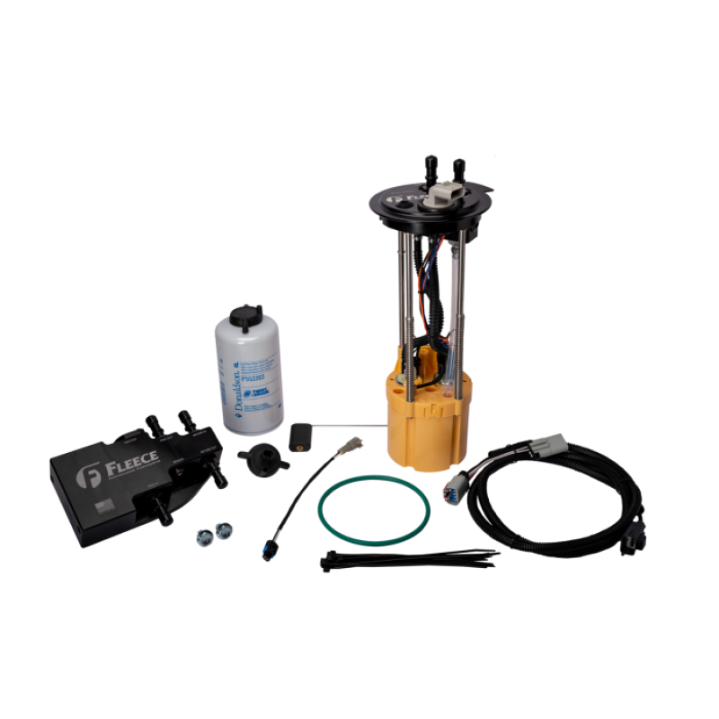 Fleece Performance FPE-PF-FMC-1116-SB for 11-16 Ford Powerstroke (Short Bed) PowerFlo Lift Pump & Fuel System Upgrade Kit