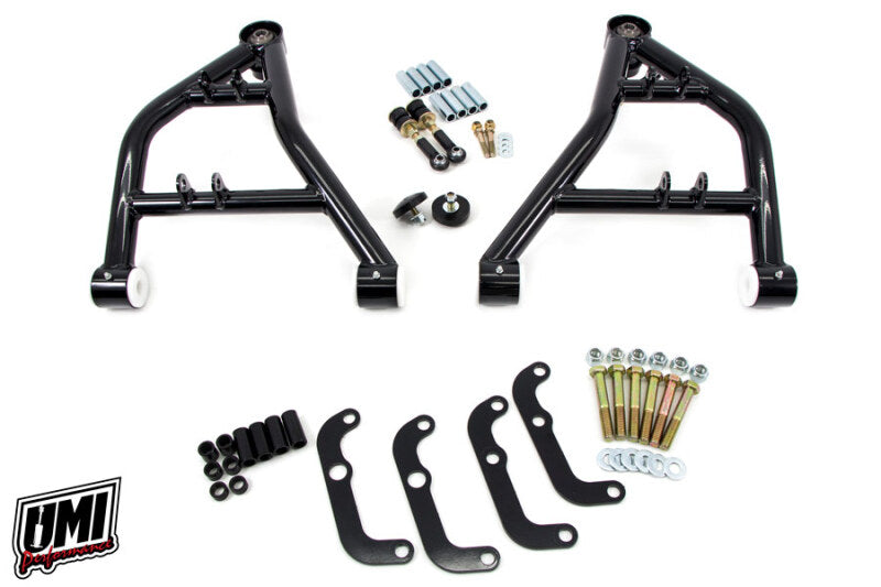 UMI Performance 2655-1-B Lower A-Arms Tall Ball Joints Race Version Black