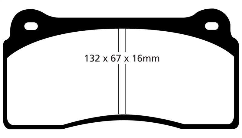 EBC 99-03 Aston Martin DB7 5.9 Orangestuff Front Brake Pads DP91110