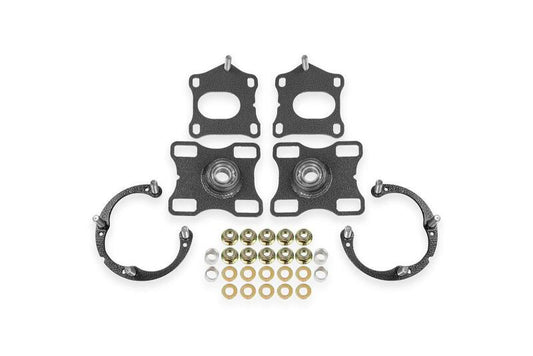BMR Suspension 11-14 Ford Mustang Caster/Camber Plates - Black Hammertone