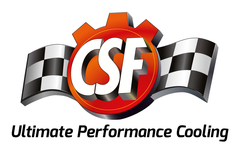 CSF 7224B Aluminum Radiator - Black for 2022+ Subaru WRX