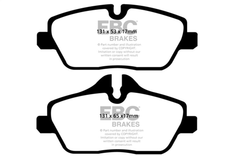 EBC 14+ Mini Hardtop 1.5 Turbo Cooper Yellowstuff Front Brake Pads DP42056R