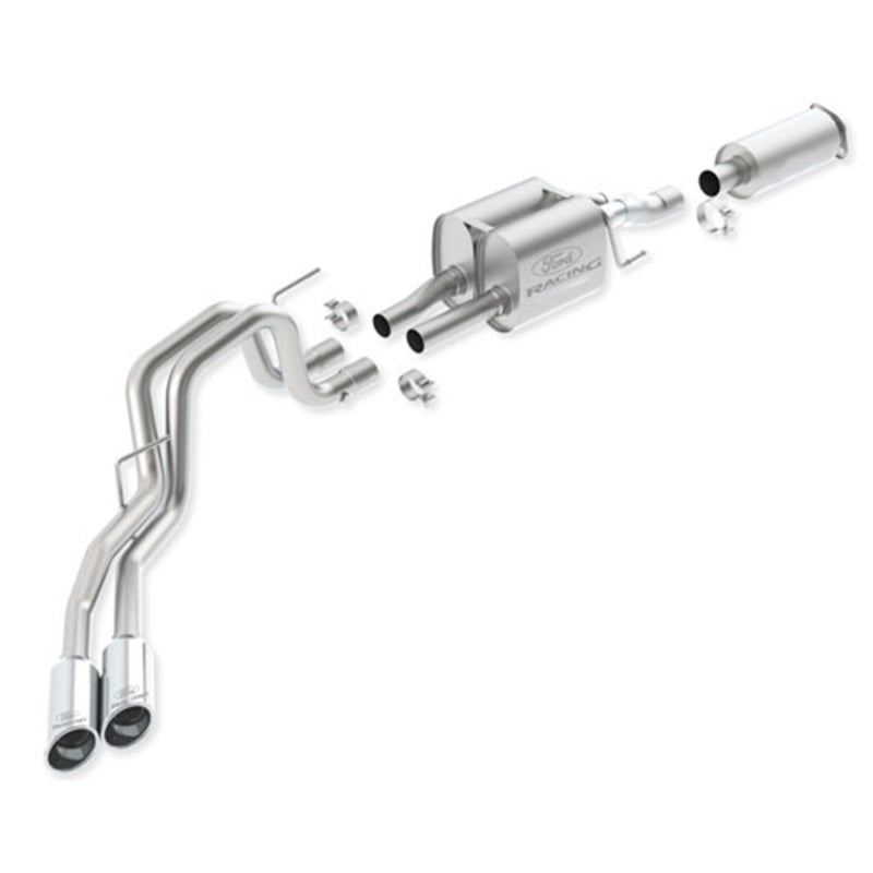 Ford Racing for 2011-2014 F-150 SVT Raptor 6.2L Cat-Back Touring Exhaust System 145-inch WB