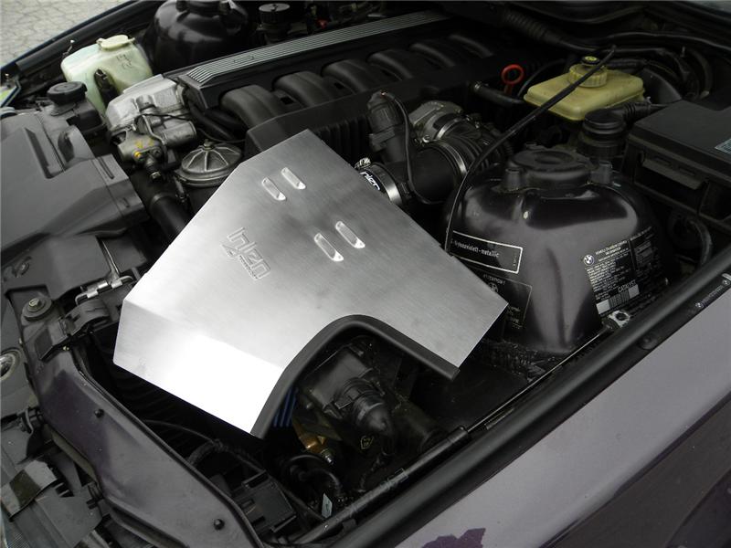 Injen 92-99 BMW E36 323i/325i/328i/M3 3.0L Black Air Intake w/ Heat-Shield and Top Cover - #SP1105BLK