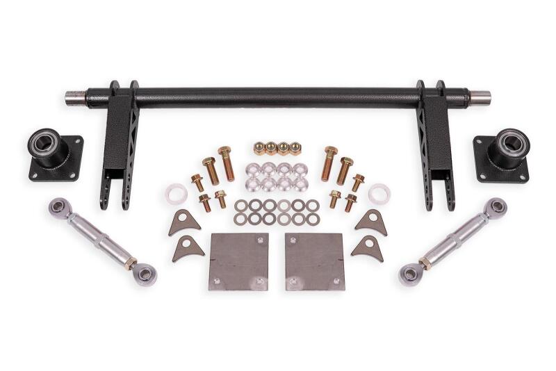BMR 1979-2004 Ford Mustang 1.375in Rear Weld-on Anti-roll Bar Kit Hollow - Black Hammertone
