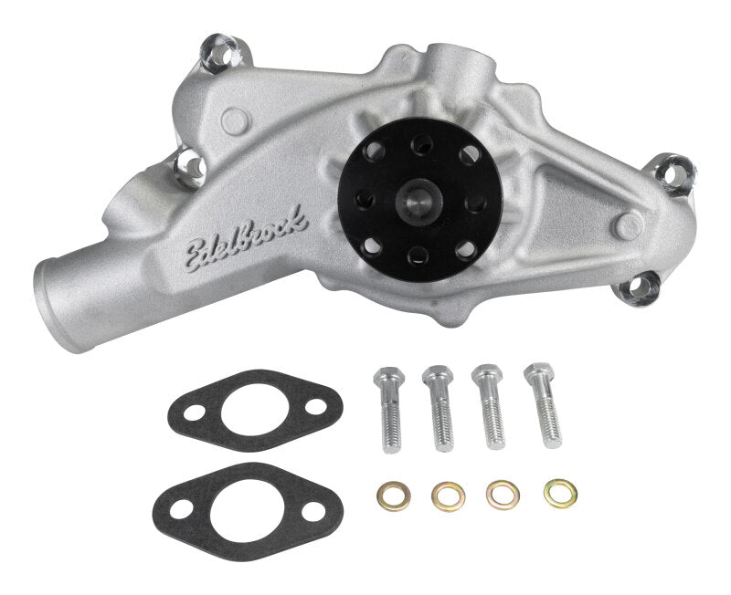Edelbrock 88520 Water Pump for 1971-1974 Big-Block Chevrolet Corvettes in Satin Finish