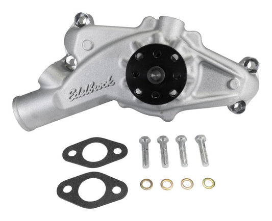 Edelbrock 88520 Water Pump for 1971-1974 Big-Block Chevrolet Corvettes in Satin Finish