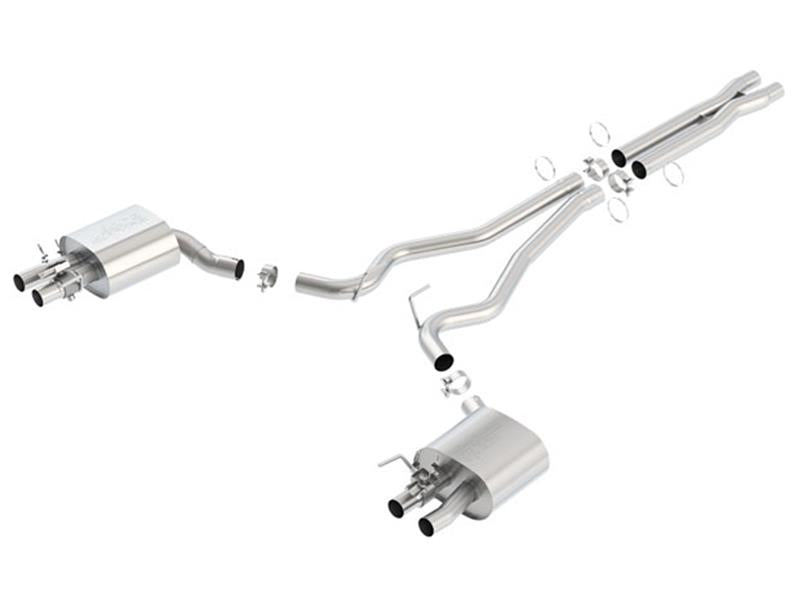 Borla 140684 15-16 Ford Mustang Shelby GT350 5.2L ATAK Cat Back Exhaust (Uses Factory Valence) - #140684