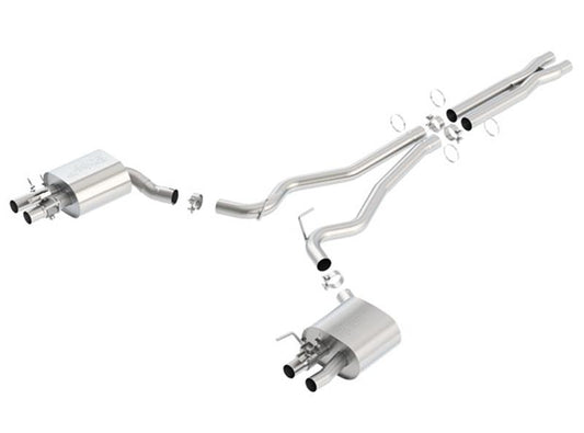 Borla 140684 15-16 Ford Mustang Shelby GT350 5.2L ATAK Cat Back Exhaust (Uses Factory Valence) - #140684