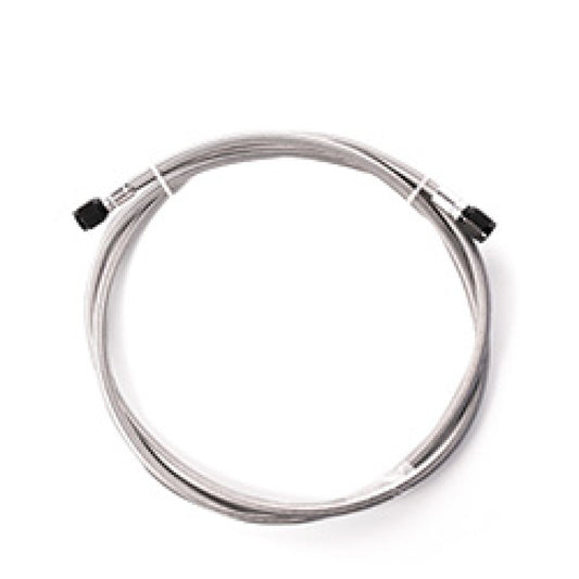 Snow Performance SNO-801-BRD 2ft SS Braided Line (Black) w/4AN Fittings
