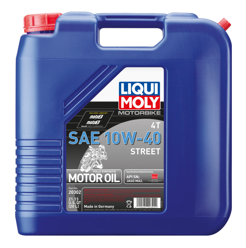 LIQUI MOLY 20L Motorbike 4T SAE 10W-40 Street (20302)