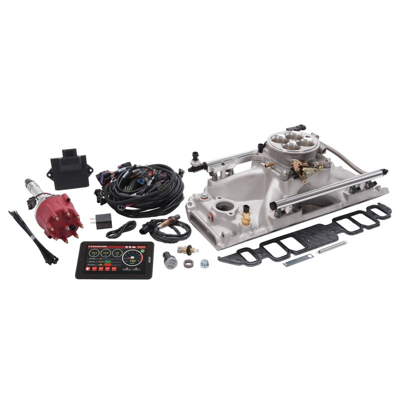 Edelbrock 35860 Pro Flo 4 EFI System Sequential Port BBC Rectangular Port 9.8 Deck 775 Max HP