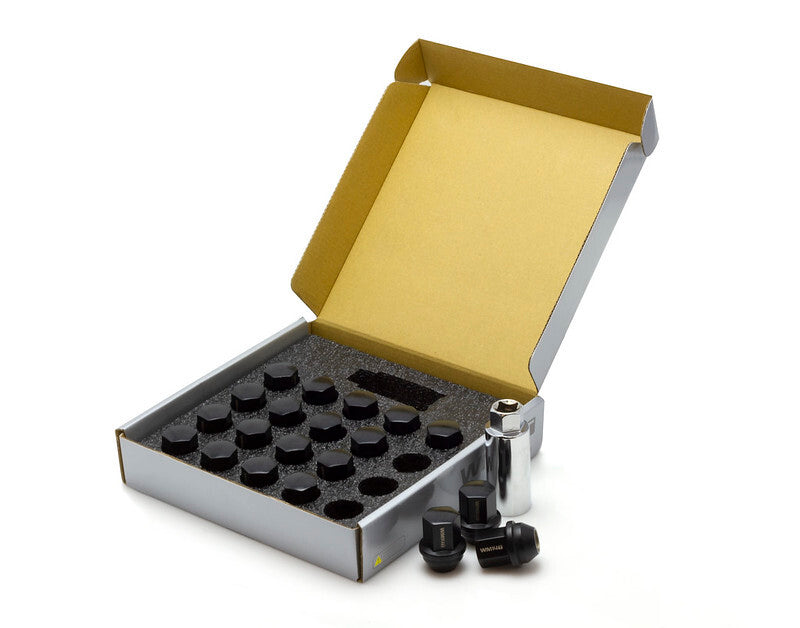 Wheel Mate WM14TB20 WM14T Closed End Lug Nuts Black - Set of 20