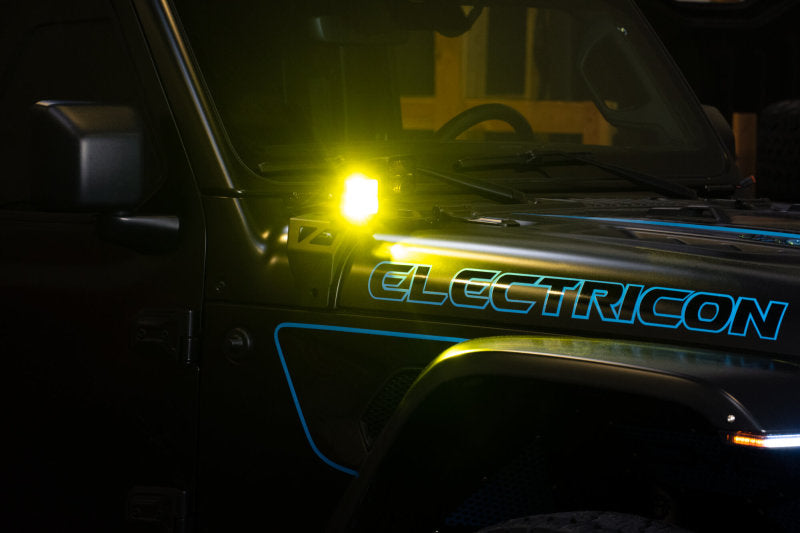 DV8 Offroad 3in Elite Series LED Amber Pod Light - #BE3EW40W-A