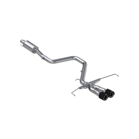MBRP S47053CF 2019+ MBRP Hyundai Veloster Turbo Cat Back - T304 Stainless - Carbon Fiber Tip - #S47053CF