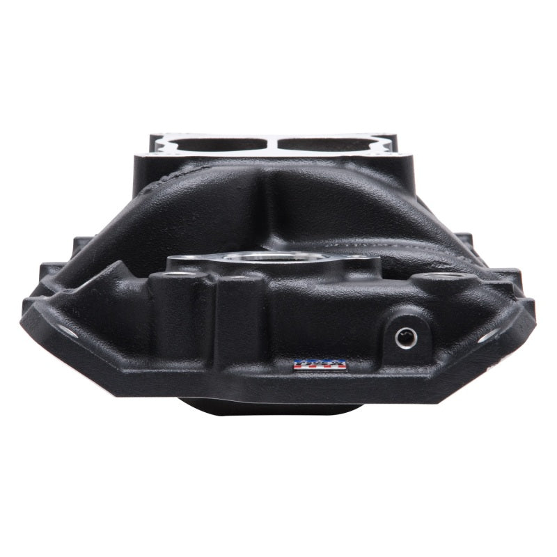 Edelbrock 26013 Manifold SBC Performer Air Gap Black