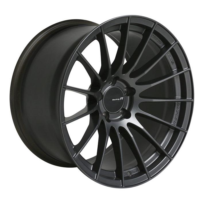 Enkei RS05-RR 18x10.5 22mm ET 5x114.3 75.0 Bore Matte Gunmetal Wheel Evo 10
