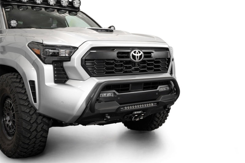 Addictive Desert Designs for 2024+ Toyota Tacoma Stealth Center Mount Winch Front Bumper w/ Top Hoop