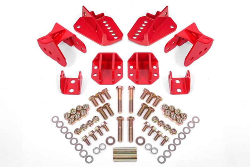 BMR 1964-1972 GM A-Body Rear Coilover Conversion Kit - Red