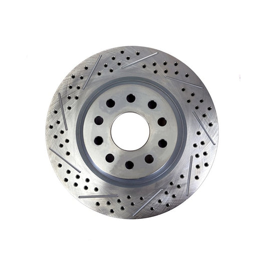 Baer Brakes 12.000in x 1.020in 1-Piece RH Replacement Rotor - SDZ — 5x4.50"/5x4.75"BC, 2.780" Register, Slot Drilled & Zinc-Plated Finish