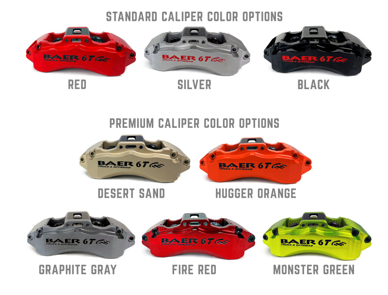 Baer Brakes 20-26 Jeep Gladiator 13in SS4 Rear SZ Brake Kit - Red