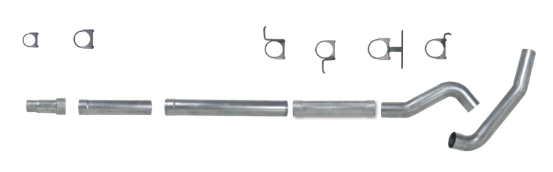 Diamond Eye K5316A-RP 5in Cat-Back Exhaust Muffler Replacement Pipe - 1994-1997 Ford F-250/F-350 | Aluminized