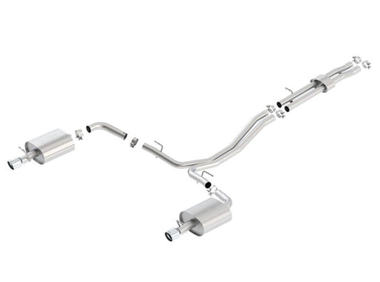 Borla 140656 12-15 Ford Explorer 3.5L EcoBoost Dual Split Rear Ext SS S-Type CB Exhaust - #140656