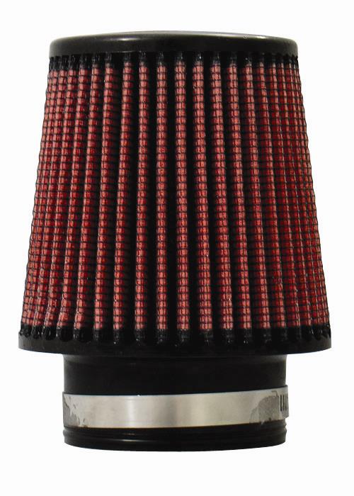 Injen High Performance Air Filter - 3.00 Black Filter 6 Base / 5 Tall / 4 Top - 45 Pleat - #X-1017-BR
