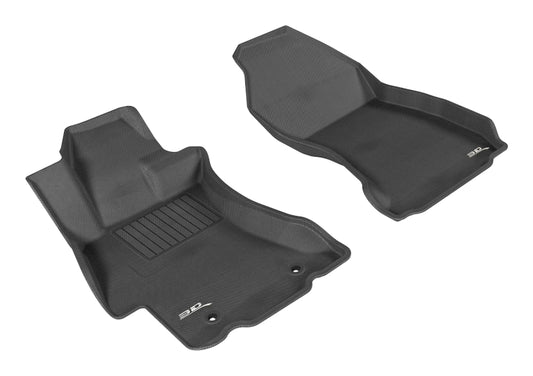 3D MAXpider Kagu Front Floor Mats for 2012-2019 Subaru Impreza +3 more