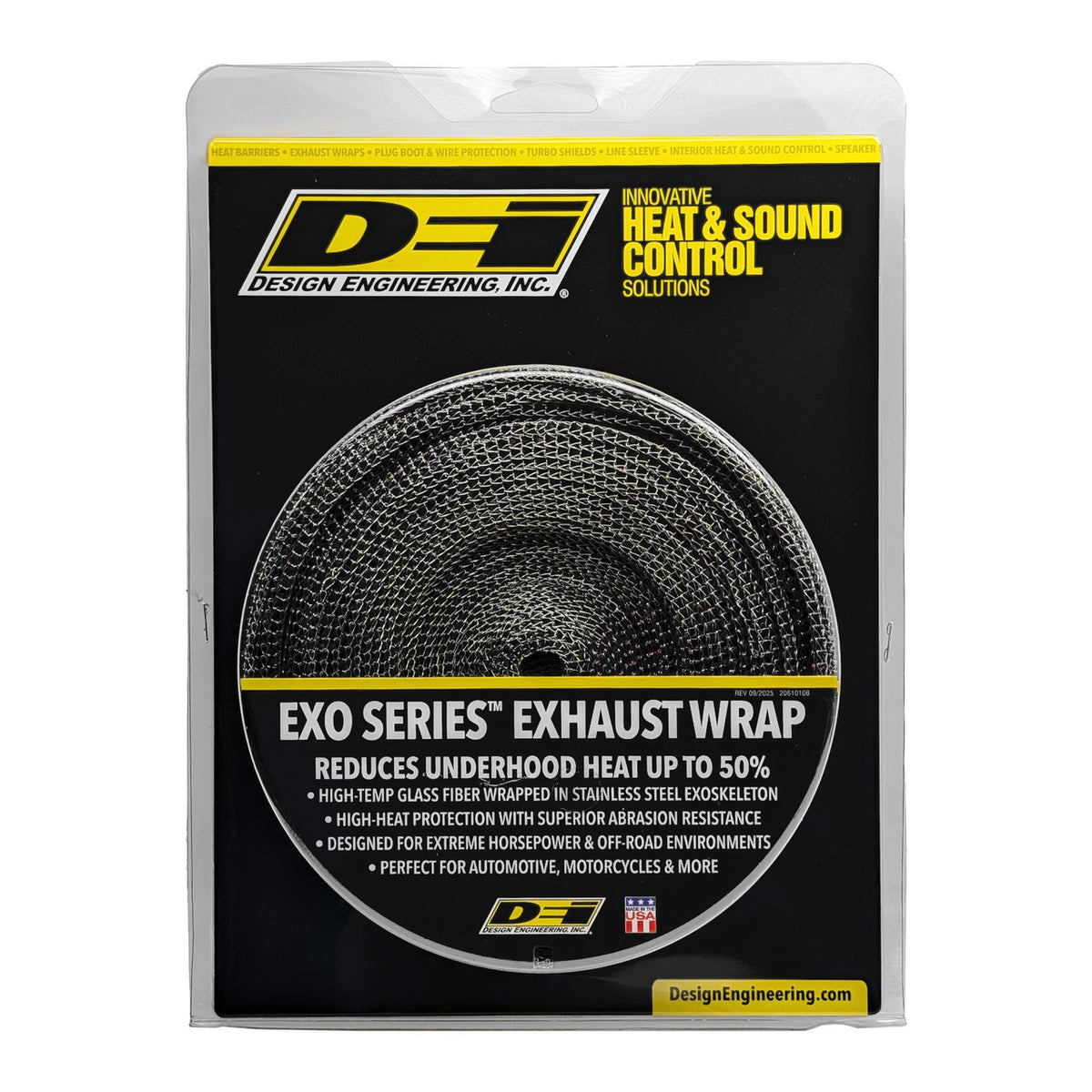 DEI Exhaust Wrap 1.5in x 30ft - EXO - Black