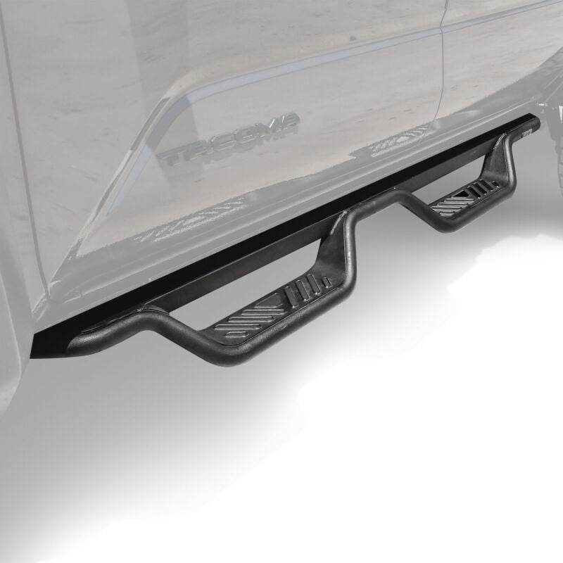Westin 20-12785 Outlaw Drop Nerf Step Bars for 2024-2026 Toyota Tacoma Double Cab Textured Black