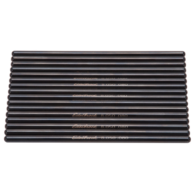 Edelbrock 9637 Push Rod Hardened Kit for Performer/Performer RPM Heads for 1966-1991 AMC